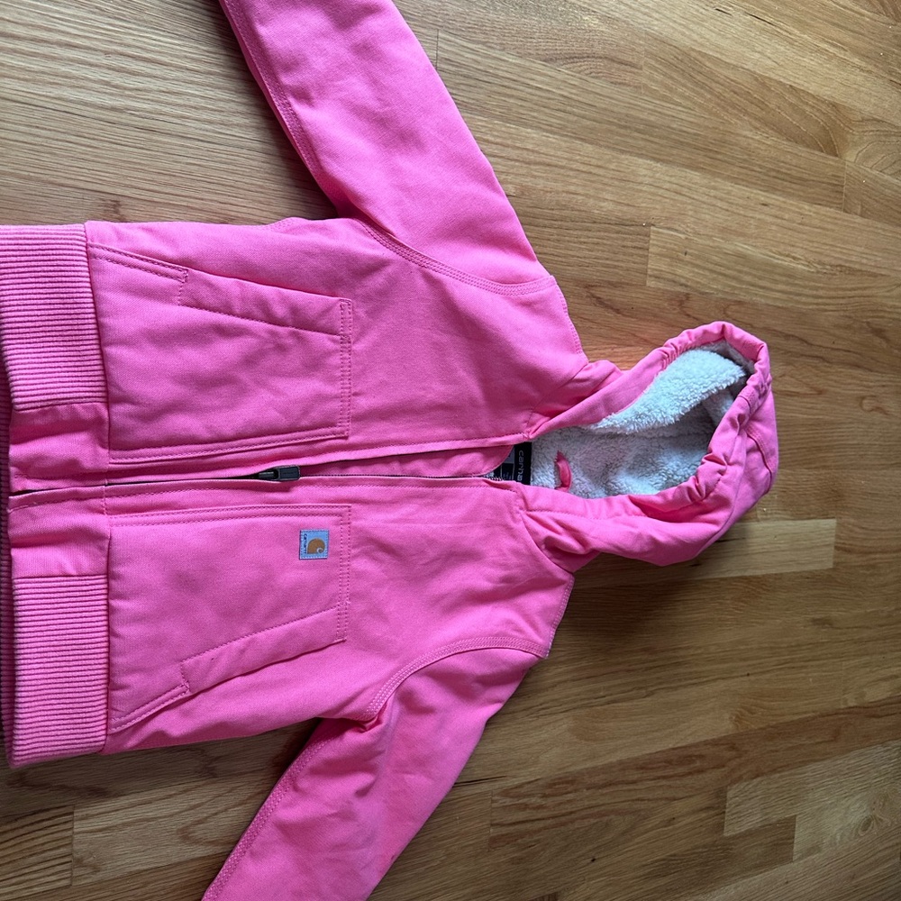 Carhartt Pink Sherpa-Lined Jacket